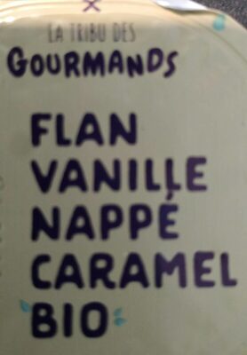 Flan vanille nappé caramel bio