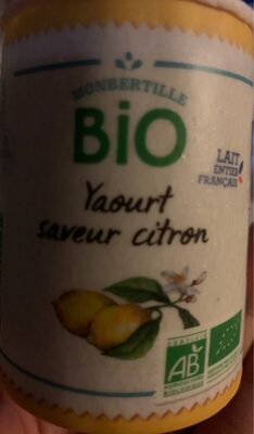 Yaourt saveur citron
