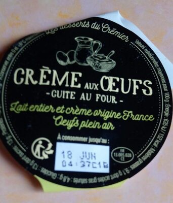 Crème aux œufs