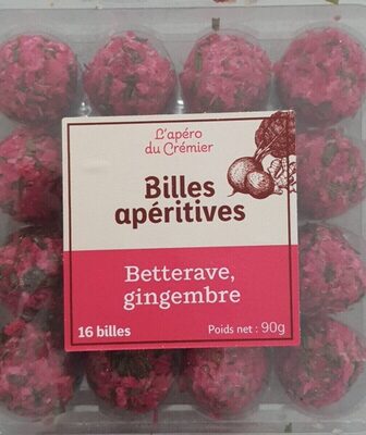 Billes apéritives betterave, gingembre