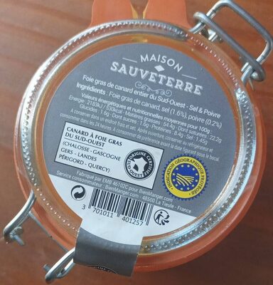 Fois gras de canard