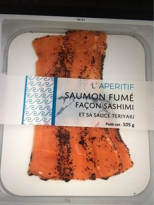 Saumon fumé facon sashimi