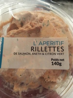 Rillettes de saumon aneth citron