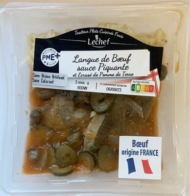 Langue de boeuf sauce piquante