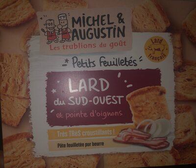 Petits feuilletés Lard du Sud-Ouest et pointe d'oignons