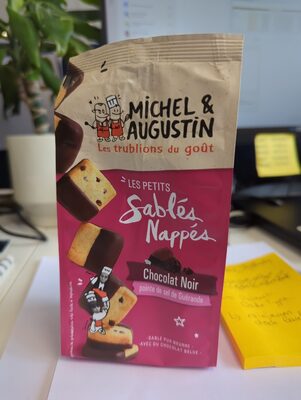 Les Petits Sablés Nappés Chocolat noir