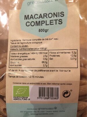 Macaroni complets