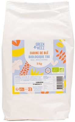 Farine de blé T80 bio meule France