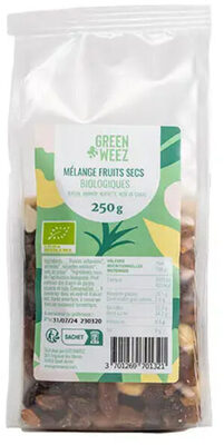 Mélange fruits secs raisin cajou amande noisette