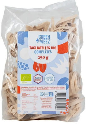 Tagliatelles complètes bio