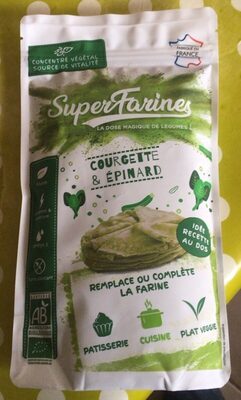Super farine - courgette et épinard