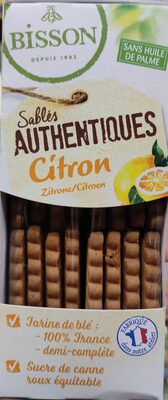 Sablés authentiques - citron