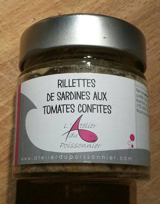 Rillettes sardines tomates confites