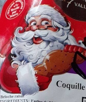 Coquille de Noël aux raisins