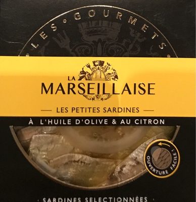 Les petites sardines a l’huile d’olives et au citron