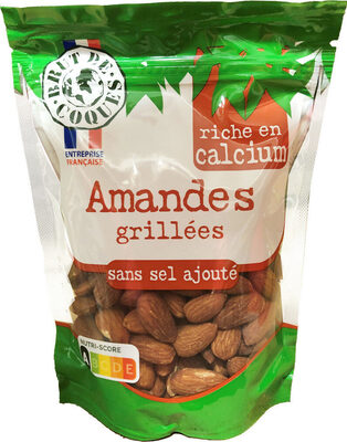 Amandes grillées sans sel ajouté