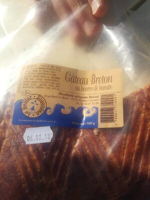 Gâteau breton au beurre de baratte