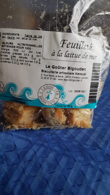 feuilleté à la laitue de mer