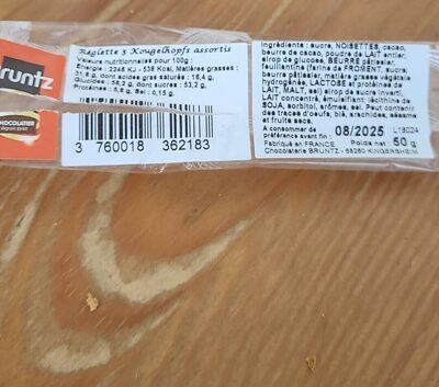 Réglette 5 Kougelhopfs assortis