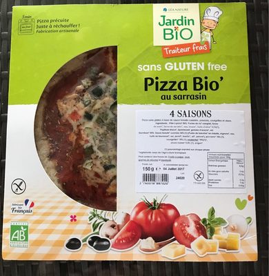 Pizza bio au sarrasin