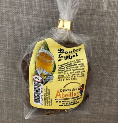 Boules fourées au miel