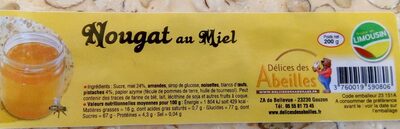 Nougat au miel
