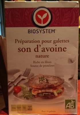 Naturesystem Preparation Galette Son D'avoine Nature