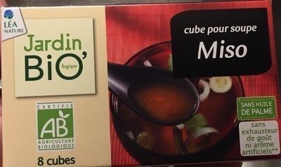 Cube Pour Soupe Miso Jardin Bio