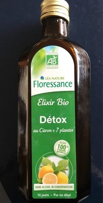 élixir Détox Au Citron + 7 Plantes Bio