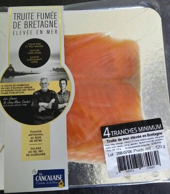 Truite fumée de Bretagne élevée en mer