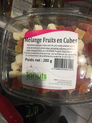 Mélange Fruits en Cubes