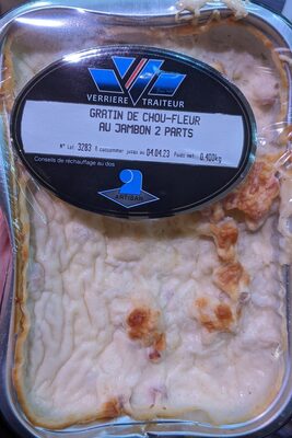 Gratin de chou-fleur au jambon