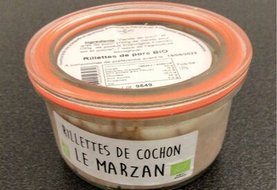 Rillettes de cochon bio