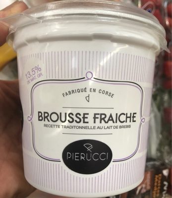 Brousse au lait pasteurise PIERRUCCI, 13.5%MG