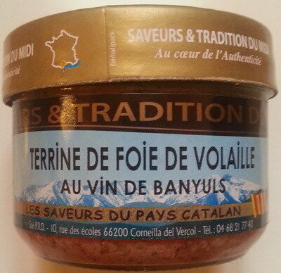 Terrine de foie de volaille au vin de Banyuls