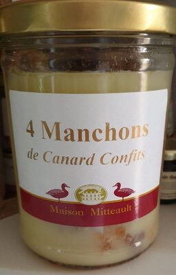 4 Manchons de canard confits