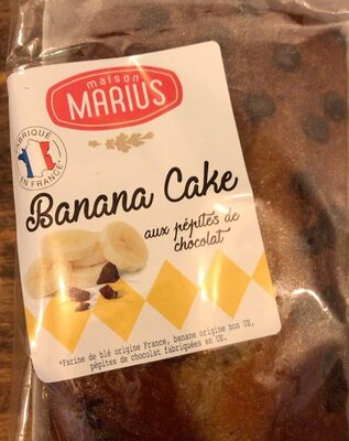 Banana Cake aux pépites de chocolat
