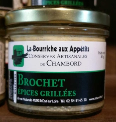 Rillettes Brochet épices grillées