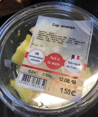 Cup ananas