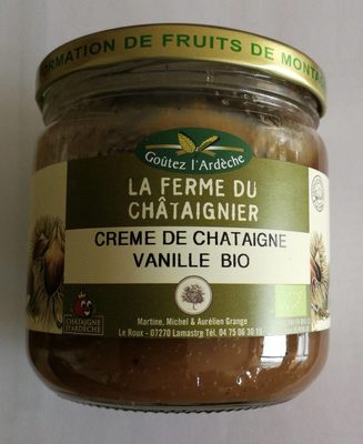 Crème de châtaignes vanille Bio