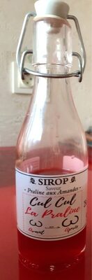 Sirop saveur praline aux amandes