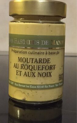 Moutarde au roquefort et aux noix