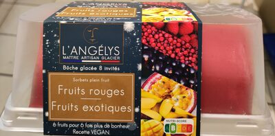 Sorbet aux fruits rouges