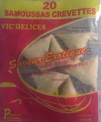 20 samoussas crevettes