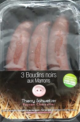 Boudin noir aux marrons