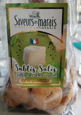 Sablés salés au crottin de chavignol