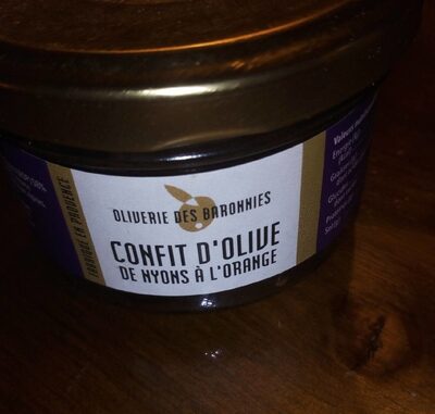 Confit d'olive de Nyons à l'orange