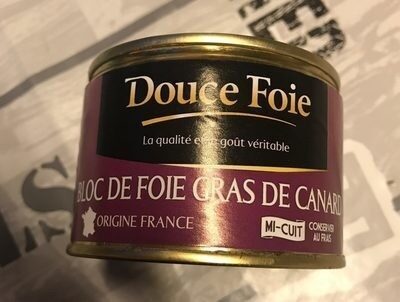 Bloc de foie gras de canard
