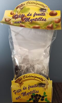 Pâte de fruits aux Myrtilles