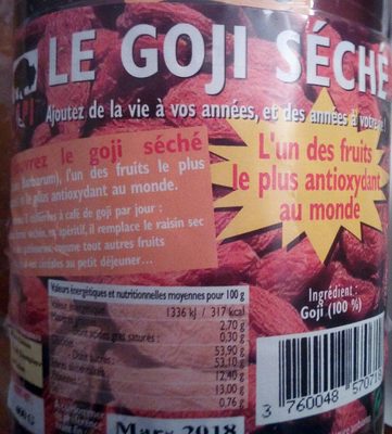 Goji seche